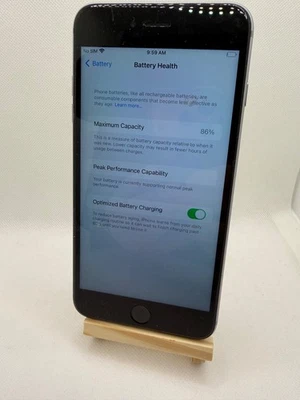 Apple iPhone 6s Plus A1687 Unlocked 128GB Silver - Image 1 of 2