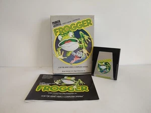 Frogger - Atari 2600 - Silver Box PARKER - Boxed with Manual - VGC - Picture 1 of 12