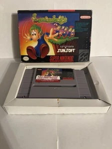 Lemmings SNES Super Nintendo Game With Box (No Manual Book) - Picture 1 of 2
