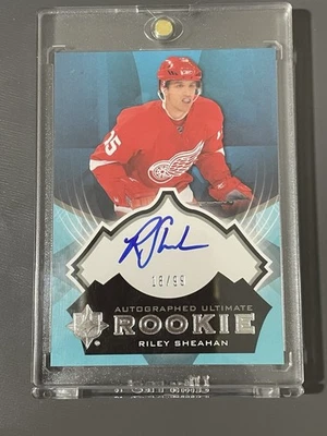 2012-13 Ultimate Collection - Autographed Ultimate Rookie Riley Sheahan #34 /99 - Image 1 of 2