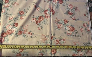 Joan Kessler 100% Cotton Floral Fabric Vintage - Picture 1 of 2