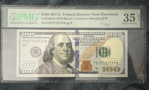 $100 Dollar Binary Note, High Grade, PD37733737B Series 2017A - Picture 1 of 3