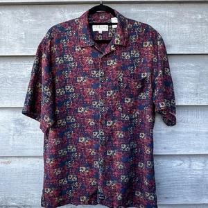 Vtg. Tehama Clint Mens Shirt Size Small 100% Silk Casual - Picture 1 of 12