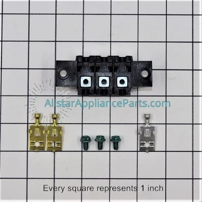 GE Dryer Main Terminal Block Kit WE04X10095 - Image 1 of 3