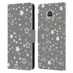 HEAD CASE DESIGNS SILVER HOLIDAY LEATHER BOOK WALLET CASE FOR MOTOROLA PHONES 2 - Picture 1 of 7