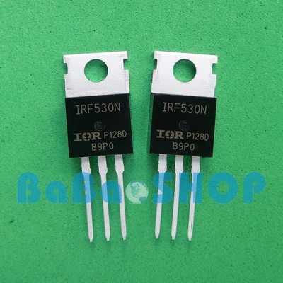 20pcs IRF530N IRF 530 HEXFET Power MOSFET 17A 100V TO-220 IR Brand New - Image 1 of 2