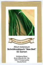 Schnittknoblauch - breitere Blätter - New Belt (50 Samen)