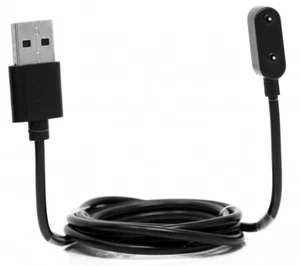 System-S USB 2.0 Cable IN Black Charging Cable for Huawei Watch Fit Smart Watch - Zdjęcie 1 z 4