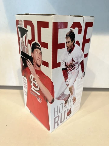St. Louis Cardinals David Freese World Series Trophy MVP Bobblehead Scotts NIB Cover