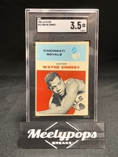 Wayne Embrey 1961-62 Fleer Basketball #12 SGC 3.5 VG+ Royals
