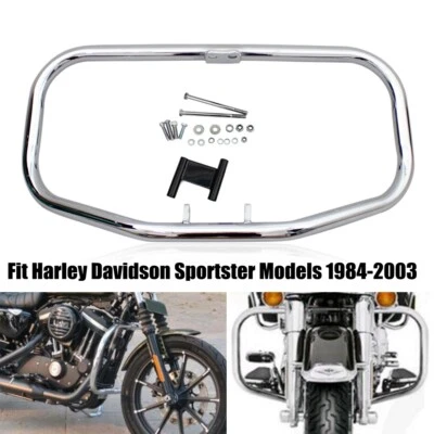 Protector de motor cromado para Harley Davidson Sportster XL 1-1/4" 1984-2003 Foto 1 de 4