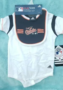 Baltimore Orioles Logo MLB baby boys 3 pics Creeper Bodysuit 18/24 mos, - Picture 1 of 3