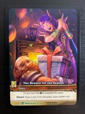 World of Warcraft WoW TCG Promo - EA Extended Art The Reason for the Season