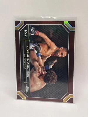 2024 Topps Chrome UFC Joshua Culibao Magenta Refractor #101 RC - Image 1 of 2