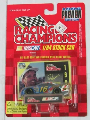 Racing Champions 1996 Preview Edition Ted Musgrave #16 Blue - Image 1 of 4