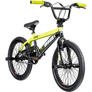 BMX Freestyle 20 Zoll Kinderrad deTox Big Shaggy Jugendliche unisex schwarz/gelb - Bild 1 von 4