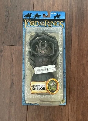 Lord of the Rings THE RETURN OF THE KING SUPER POSEABLE SHELOB 2005 ToyBiz NIB - Imagem 1 de 4