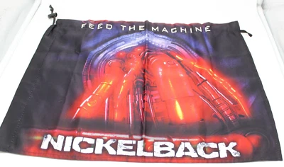 Raro Nickelback Feed The Machine 2017 Tour VIP Pass Flyte Bandera Diadema Capa Foto 1 de 4
