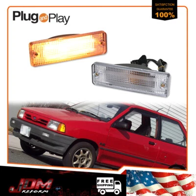 适用于马自达 323 626 皮卡车透明标记信号闪烁角停车灯 — 第 1/4 张图片