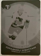 2003-04 Topps Pristine Printing Plate Magenta 1/1 Matthew Lombardi Flames