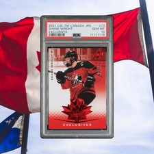 2021 Upper Deck Team Canada Juniors Exclusives /250 Shane Wright #73 - PSA 10!!