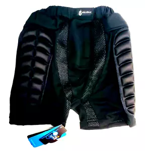 NEW WolfBike Bike Underwear Shorts Size XS Black Padded Seat Hip Protector - Picture 1 of 6