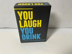 You Laugh You Drink A Party Game Drink If You Can't Keep A Straight Face New - Picture 1 of 2