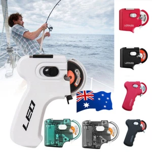 Electric Fishing Hook Tyer Tier Automatic Line Fast Tying Tool Machine Knot New - Picture 1 of 15