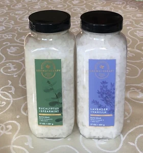 Lot 2 Bath & Body Works Aromatherapy Lavender+Vanilla Eaucalyptus+Spearmint 17oz - Picture 1 of 4