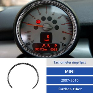Carbon Fiber Speedometer Panel Arround Trim Cover For MINI Cooper R56 2007-2011