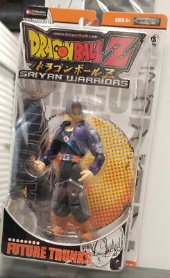 Figura de acción DRAGONBALL Z Saiyan Warriors FUTURE TRUNKS DBZ Jakks PÚRPURA nueva Foto 1 de 4