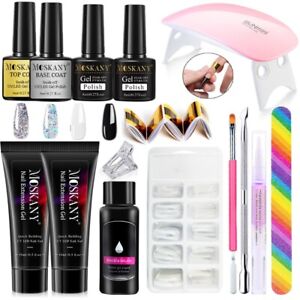 Professional  Across Complete Gel Nail Kits Nail Extension UV LED Builder Sets