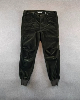 Pantalones de chándal Vince Cargo de pana para mujer talla 6 verdes militares holgados utilitarios Foto 1 de 4