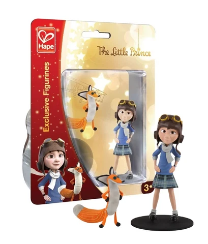 Hape The Little Prince Little Girl & Fox Exclusive Figurines with Stands MOC Cover
