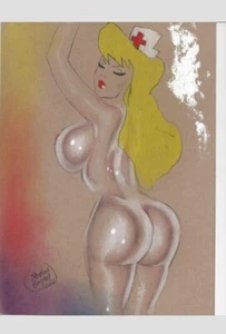 Hello NURSE From Animatiancs Original Art 8x11 Not a print - Picture 1 of 1