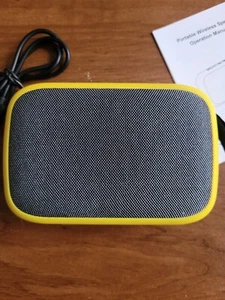 INVICTA Tragbarer Bluetooth Wireless Lautsprecher mit UKW Radio Gelb (31494) - Bild 1 von 11