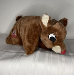 pillow pet Rudolph the red nose reindeer 50 year anniversary plush pillow