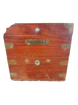 Ww1 1918  Waltham 8 Day  Ship Clock With Original Box  • 811.22$