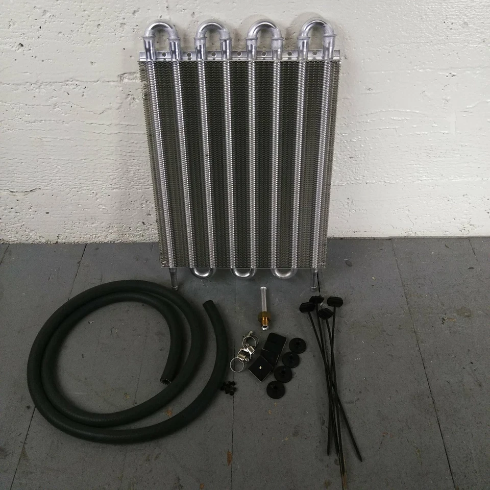 1949-54 Chevy Bel Air 8-Row 15" Transmission Trans Oil Cooler 210 V8 sbc gm 283 - Image 1 of 4