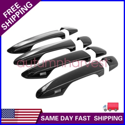 Cubierta de manija de puerta negra brillante con 2 SMT KH para Lexus RX350 Base Sport 3,5 L 2015 Foto 1 de 4