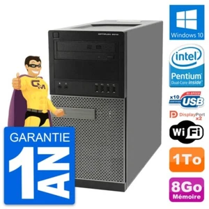 PC tour DELL OptiPlex 9010 Intel Pentium G630 RAM 8Go Disco 1To Windows 10 Wifi - Imagen 1 de 6
