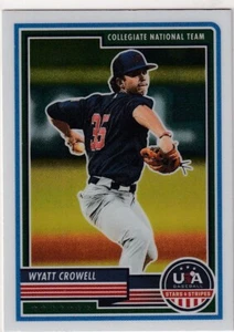 2023 USA BASEBALL RC WYATT CROWELL STRIPES BASEBALL ROOKIE #-785 - Picture 1 of 1