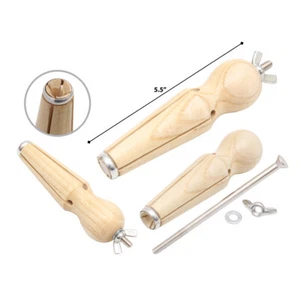 NEU INNENRING KLAMMERNHALTER 5-1/4" HOLZSCHRAUBSTOCK HALTERRINGE SCHMUCKHERSTELLUNG - Bild 1 von 3