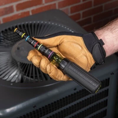 Klein Tools 32933 Juego de enchufes abatibles de impacto 7 en 1 con soporte de broca 32933M de JAPÓN Foto 1 de 4