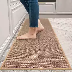Floor Mat Anti-slip Washed Rug Bottom Natural Long Carpet - Picture 1 of 10
