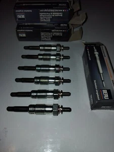 6 Beru 0 100 221 163 GlowPlugs for BMW, Range Rover, Vauxhall / Opel 2.5TD /TDS - Picture 1 of 12