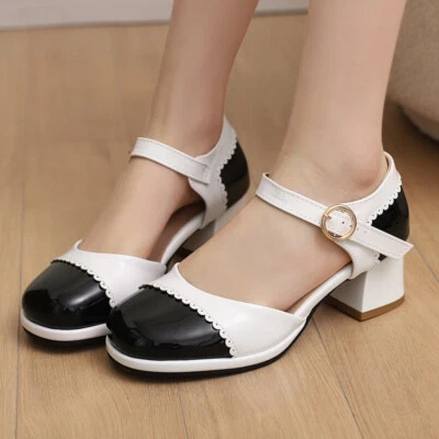 Sandalias de tacón alto Sweet Block de charol con bloqueo de color para mujer Foto 1 de 4