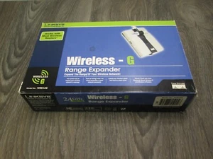Linksys WRE54G Wireless Repeater Range Extender Expander Internet WIFI - Picture 1 of 6
