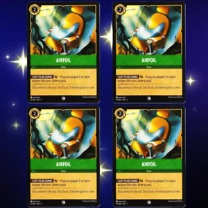 4x Airfoil Item Card - Common - Disney Lorcana TCG Into the Inklands #97/204 - Picture 1 of 5