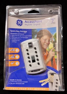 GE Mounted 2-Key SPARE KEY STORAGE BOX Brand New - Picture 1 of 2